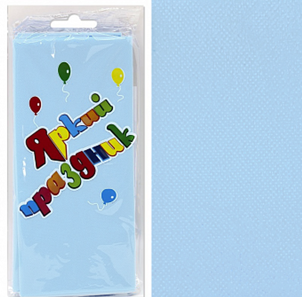 Скатерть одноразовая Голубой 120*140 см.