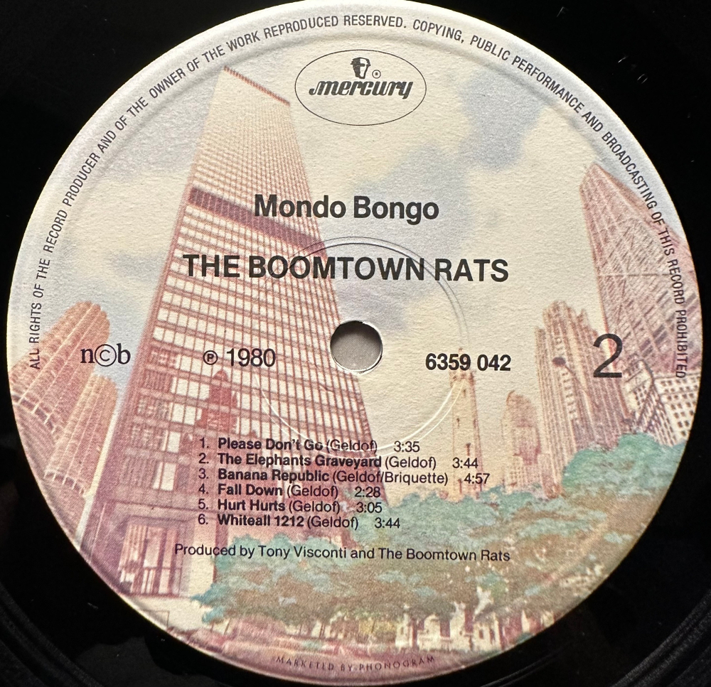 The Boomtown Rats - Mondo Bongo (Скандинавия 1981г.)