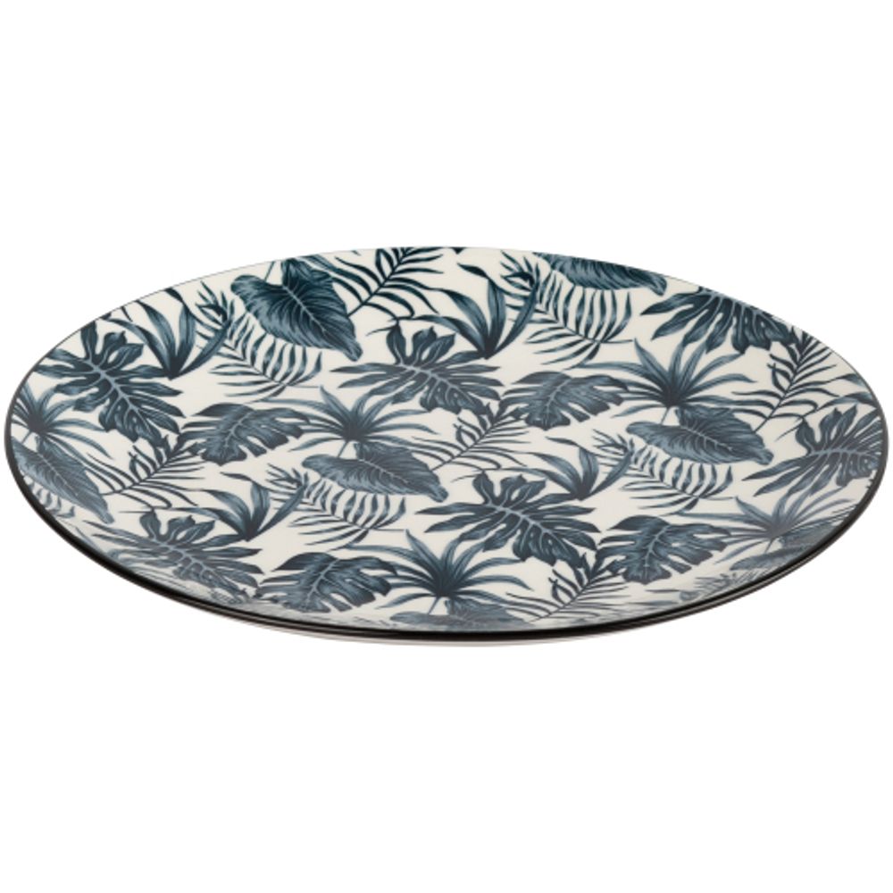 Тарелка White Fox WF-TRD23 обеденная фарфор Тропики D 23 см | White Fox