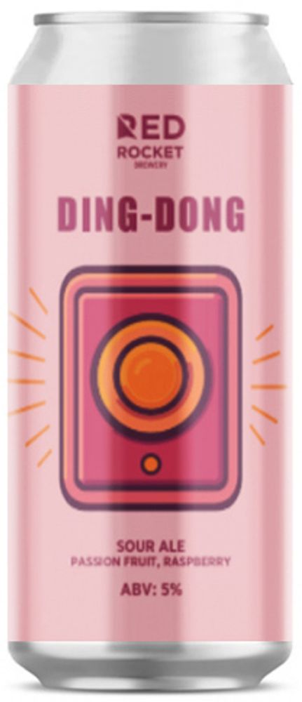 Пиво Рэд Рокет Динг-Донг / Red Rocket Ding-Dong 0.45 - банка