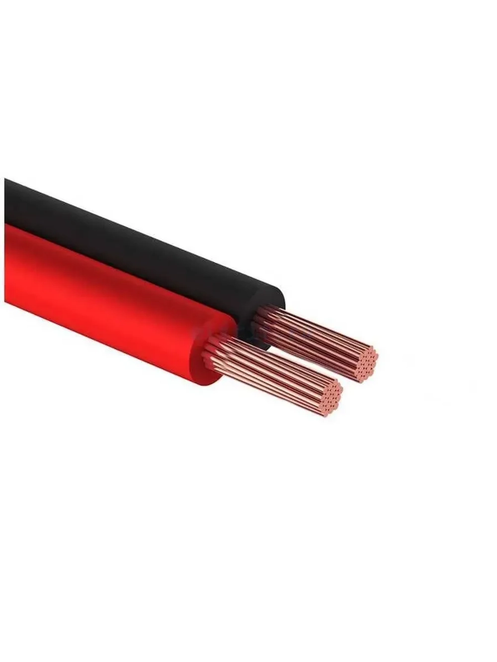 Кабель акустический 2 х 2,5 мм² красные/чёрный 1-метр