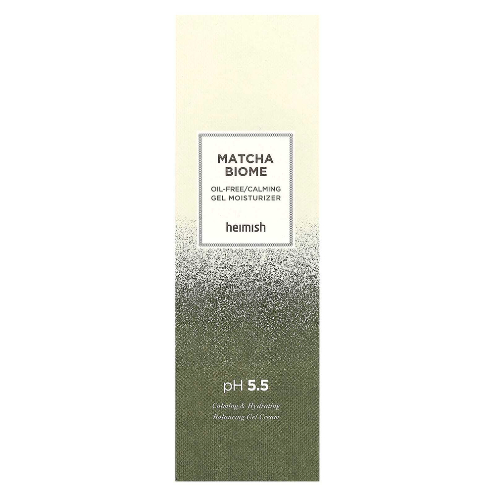 Heimish, Matcha Biome, успокаивающий увлажняющий гель, без масла, 100 мл (3,38 жидк. унции)