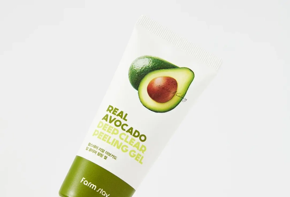 Farmstay Пилинг-гель с экстрактом авокадо real avocado deep clear peeling gel, 100 мл