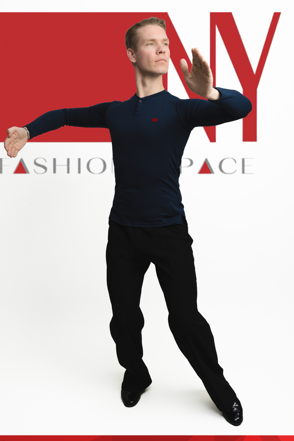 Longsleve Slim-Fit Blue