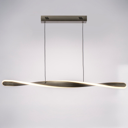 615089 Люстра TORINO 28W LED 1260LM ВОРОНЁНАЯ СТАЛЬ 3000K