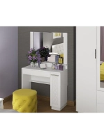 Туалетный столик с зеркалом, ящиками 90х35х75 см