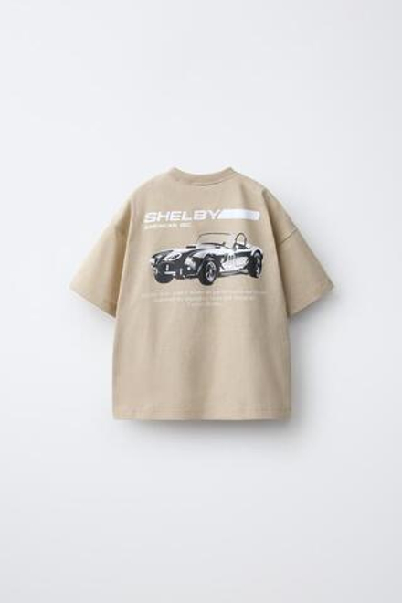 ZARA ФУТБОЛКА SHELBY®, БЕЖЕВЫЙ