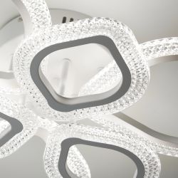 Светильник потолочный светодиодный Rivoli Megan 6110-107 106 Вт LED 2800К - 6200К модерн с пультом | Rivoli