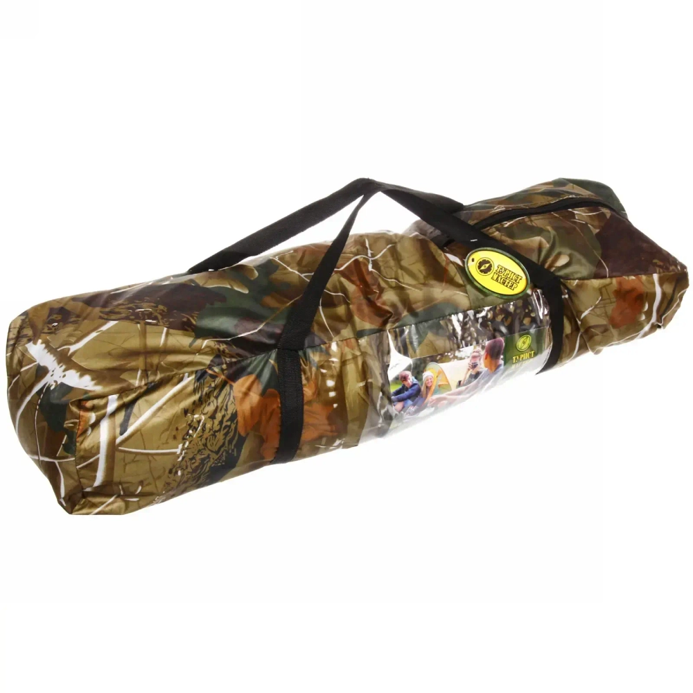 Палатка туристическая Катунь-2 однослойная, зонтичного типа, 200*150*110 см, цвет хаки