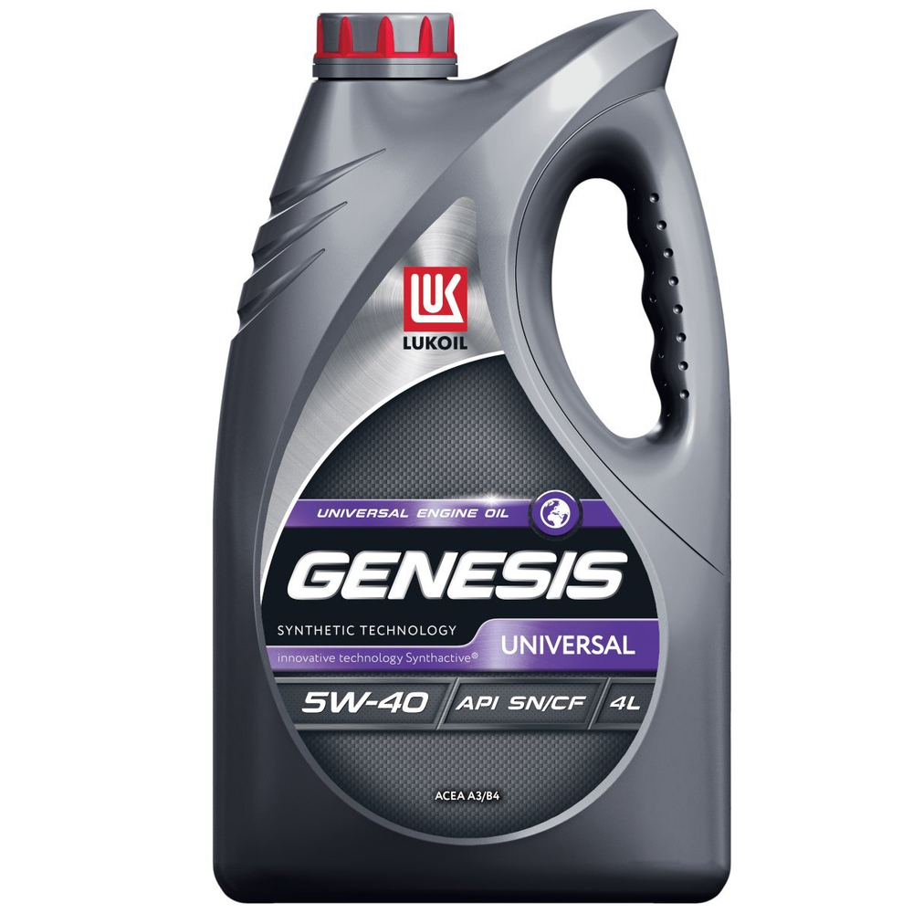Масло Лукойл Genesis Universal A3/B3,A3/B4 5W40 (4л) п/синтетика