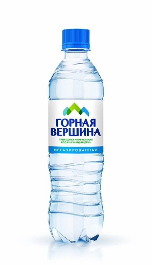 Вода минеральная "Горная вершина" 0,5л не газ.