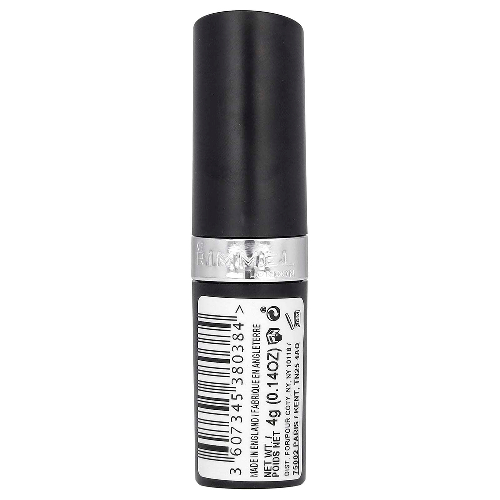 Rimmel London, Стойкая губная помада, оттенок 002 конфета, 4 г (0,14 унции)