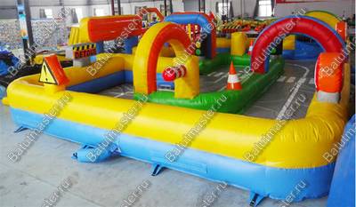 Надувная трасса "Гран-При", 9*6*2,5 м