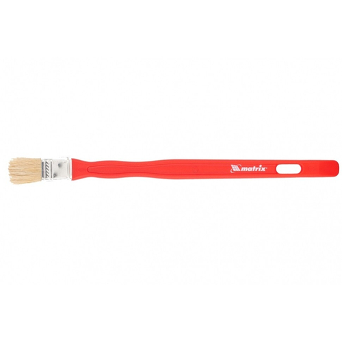 83356 Кисть радиаторная для эмалей, 25х10 мм, натуральная щетина,  пластиковая рукоятка Matrix
