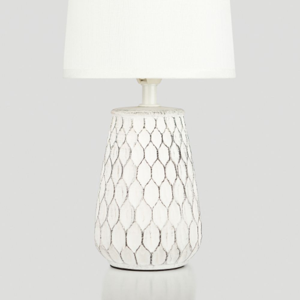 Настольная лампа Rivoli   7071-502 1 * Е14 40 Вт керамика белая