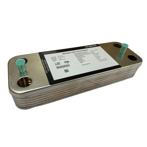 Теплообменник ГВС вторичный 12 пластин BAXI (711612800), Protherm (0020119606), FONDITAL (6SCAMPIA07)