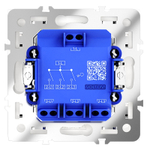 Выключатель встраиваемый VOLTUM S70 трехклавишный 10А, (кашемир)