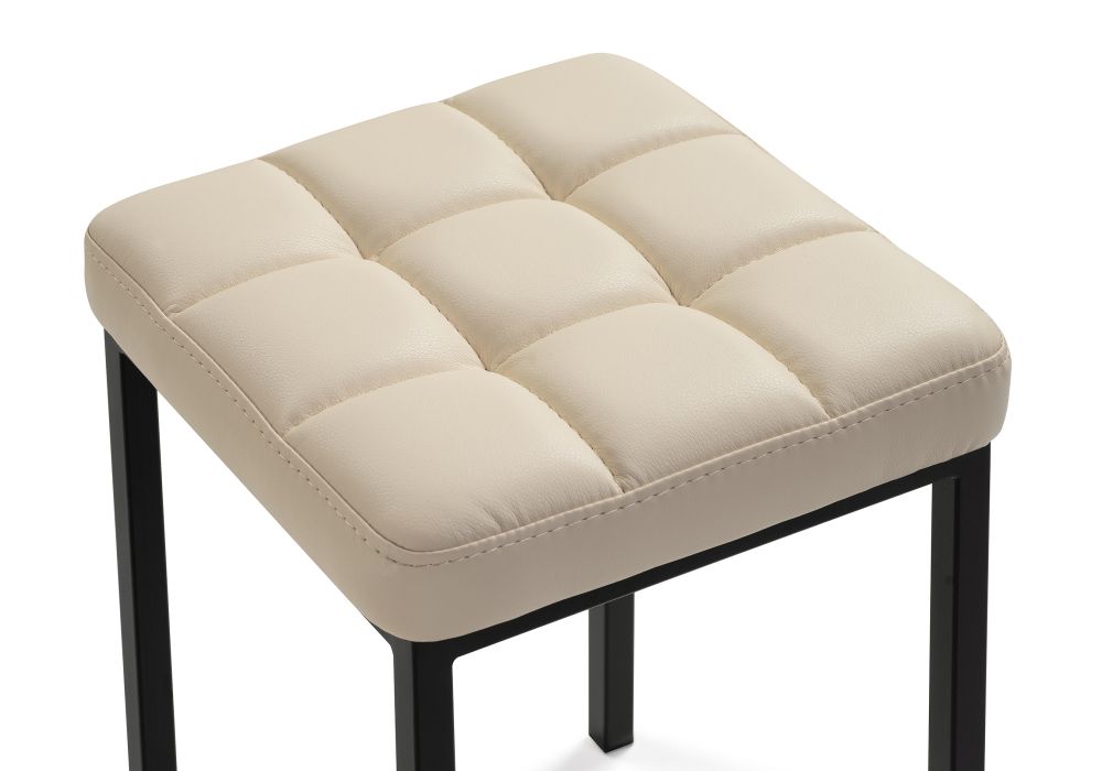 Табурет Байя кожзам d1 / черный матовый