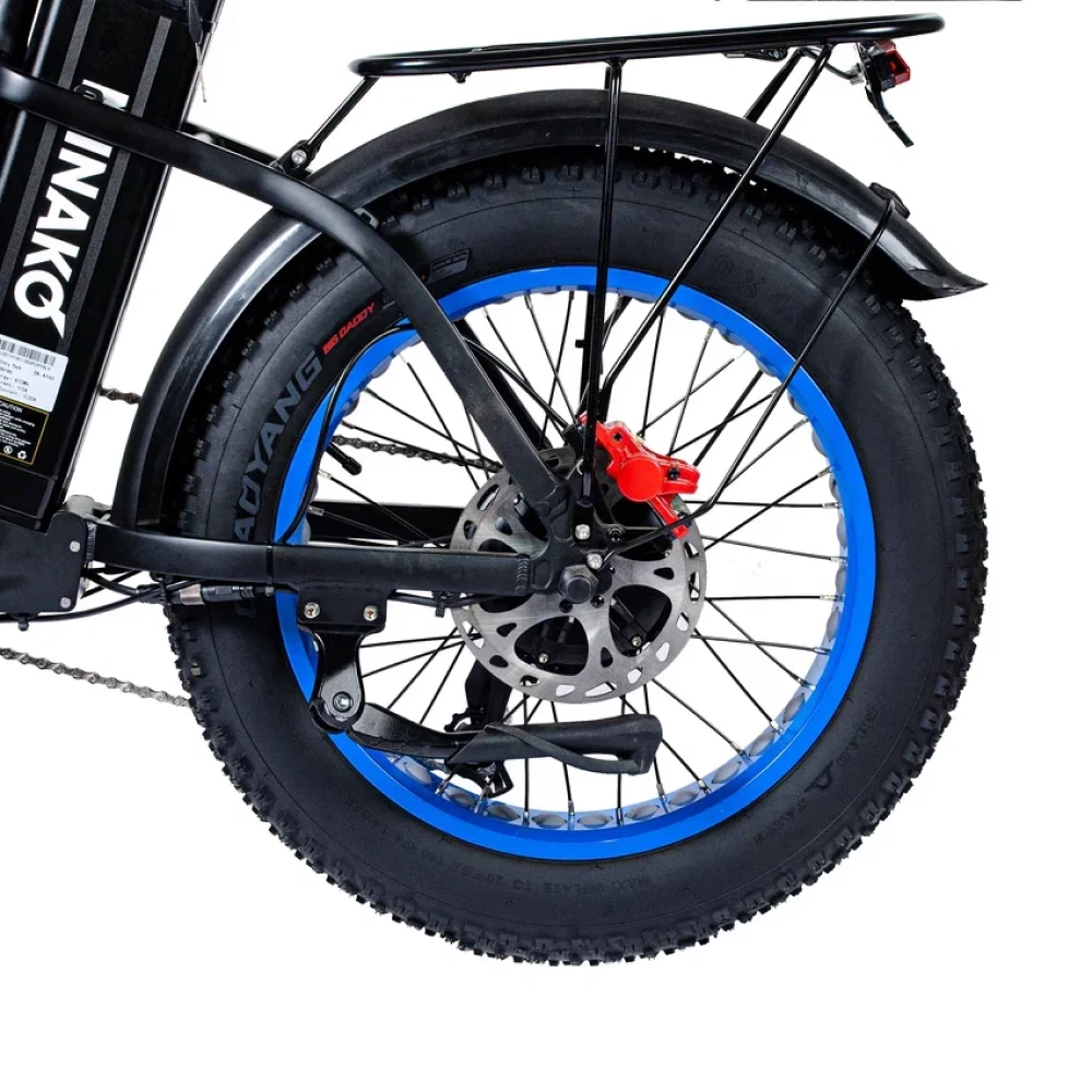 Электровелосипед Minako F11 Dual (черный,зеленый,синий,оранжевый)
