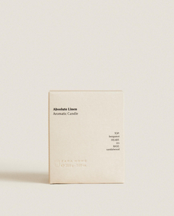 Zara Home - Absolute linen ароматическая свеча, 200 г