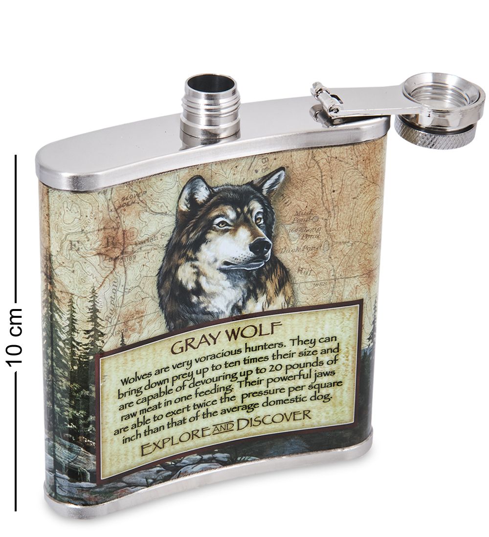 GT-95/1 Фляжка «Волк» 200 мл