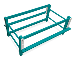 Кроватка детская Lillaland Lilla Aria с маятником Ocean Blue