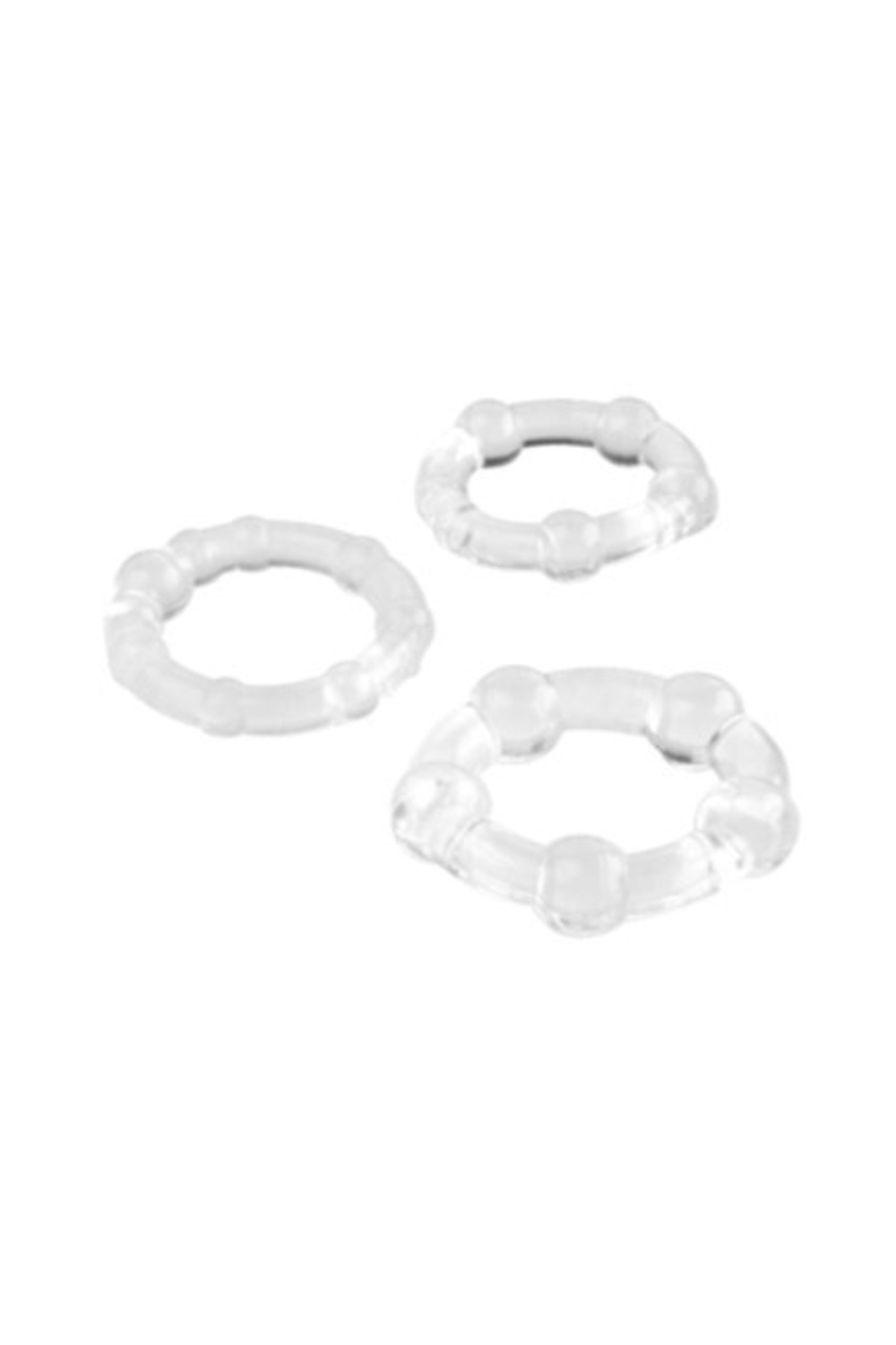 Набор эластичных эрекционных колец A-Toys (прозрачные) (Цвет: прозрачный)