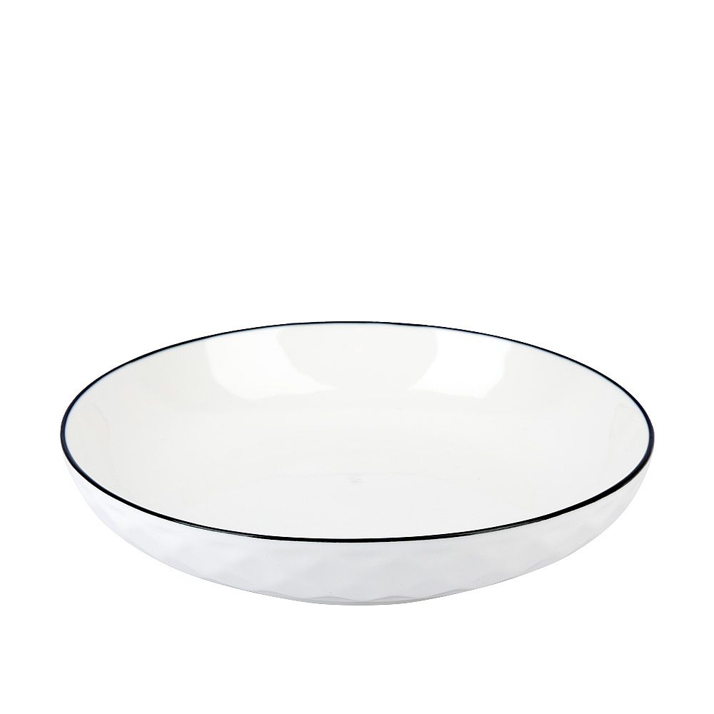 Тарелка " " d=18см. v=450мл. (фарфор) (без индивидуальной упаковка)