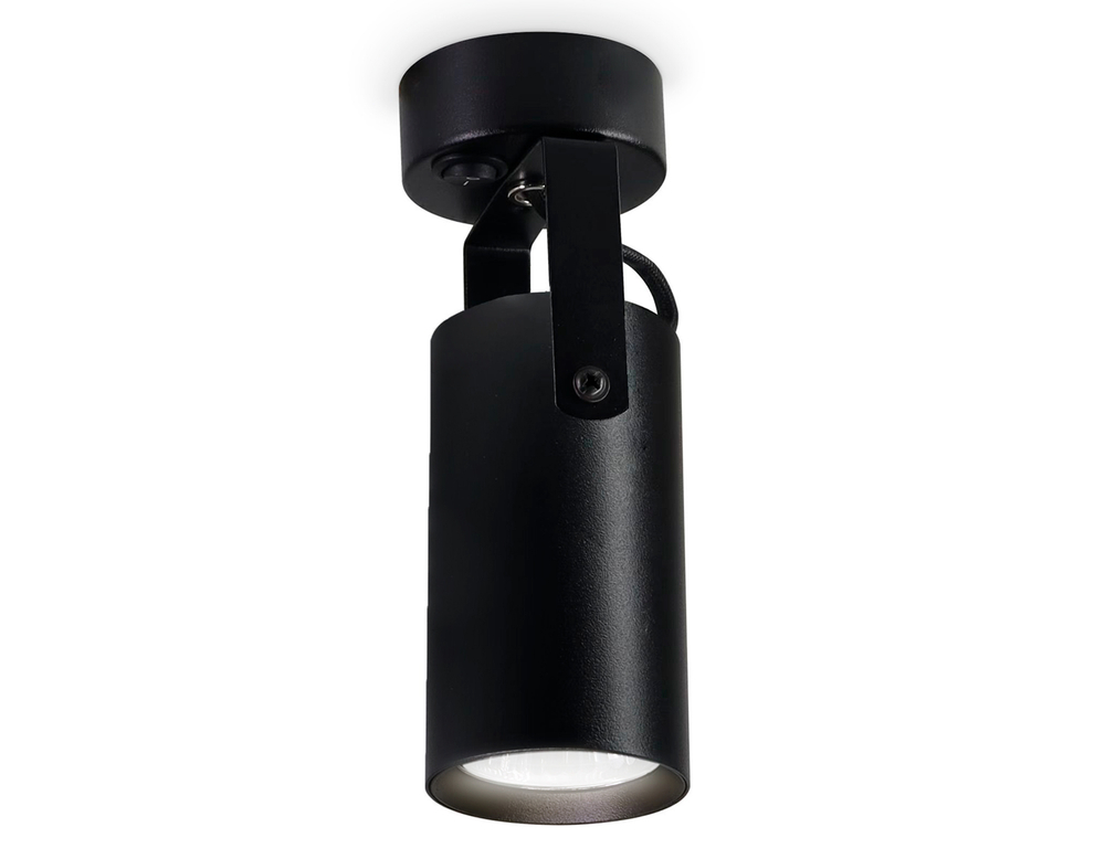 Накладной поворотный спот TA1303 BK черный GU10 max 12W 100*55*165
