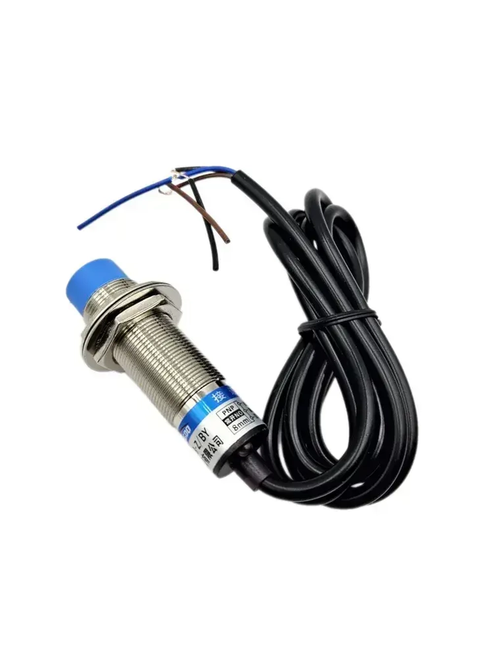 Индуктивный датчик приближения LJ18A3-8-Z/BY, (PNP, 8 мм, М18, 200 mA)