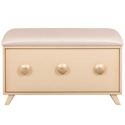 Банкетка Heri 1 Айвори Мраморное золото