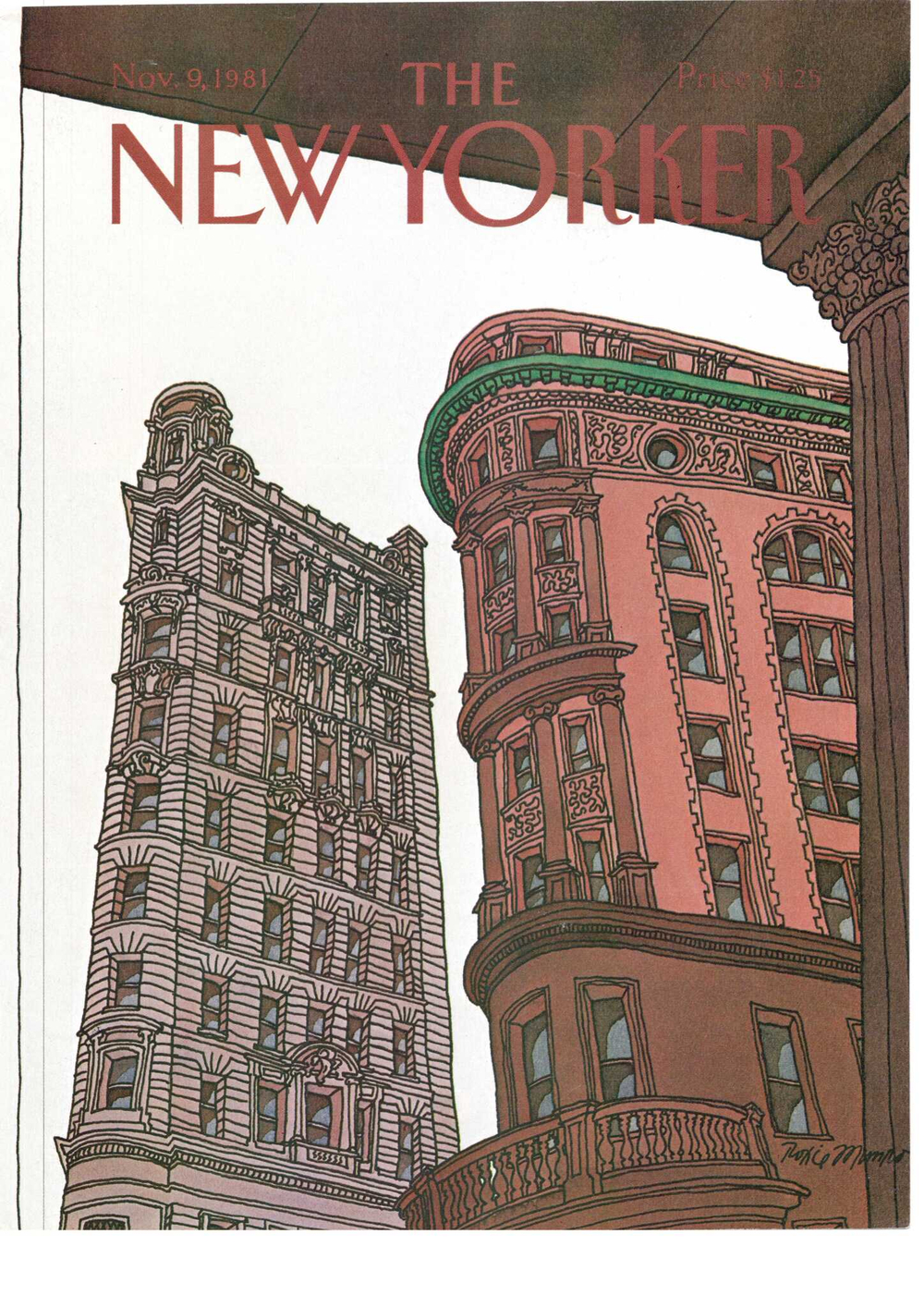 Журнал The New Yorker 09-11-1981, обложка