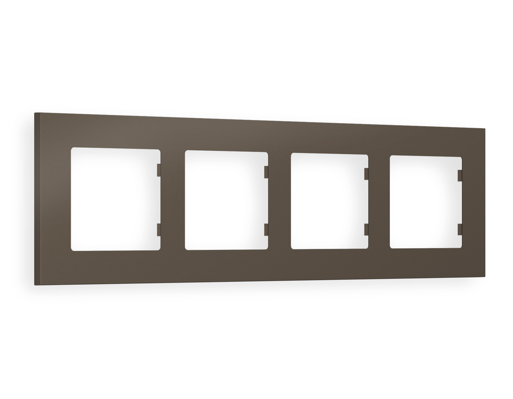AF250634 Рамка ALFA Qubi (Темная бронза матовый) 4-ая