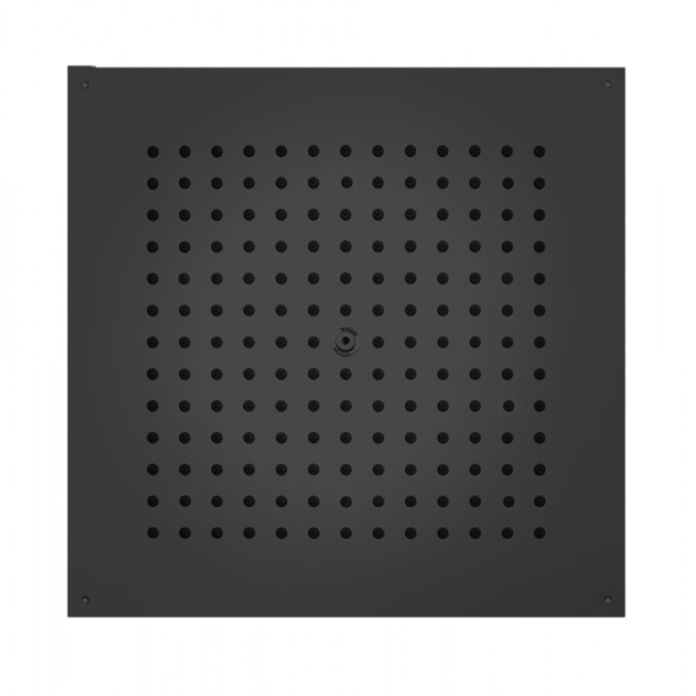 Bossini Dream-Cube Flat душ с потолка тропический дождь 470х470 мм, цвет nero opaco