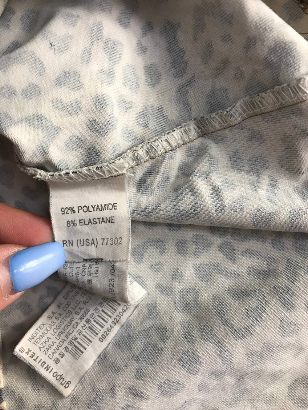 Топ Zara в леопардовом стиле, визуально 42 размер