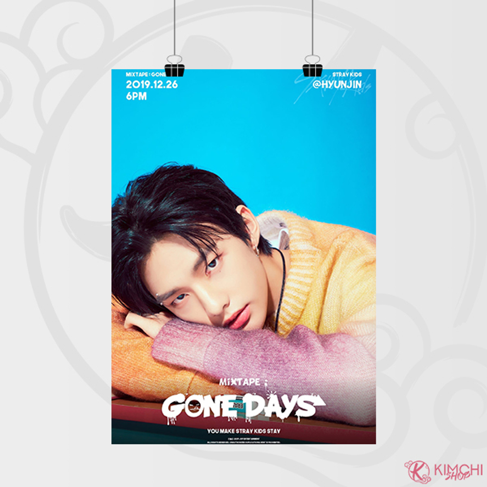 Постер А4 - STRAY KIDS - Gone Days