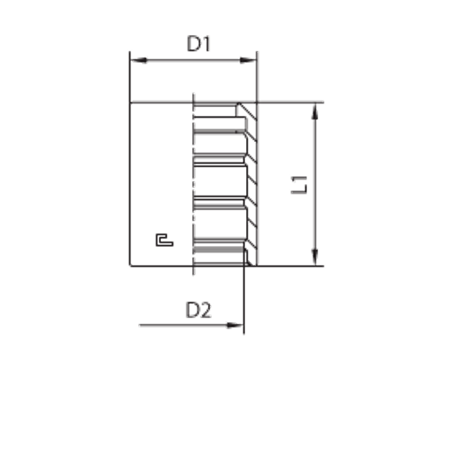 Муфта DN 10 R7 NEW