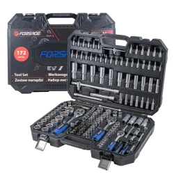 Набор инструментов 172пр. 1/4'', 3/8'', 1/2''(6гр.)(4-32мм) Forsage F-41723-5