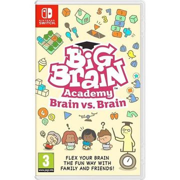 Big Brain Academy: Brain vs. Brain (Nintendo Switch, Русские субтитры, Б/У)