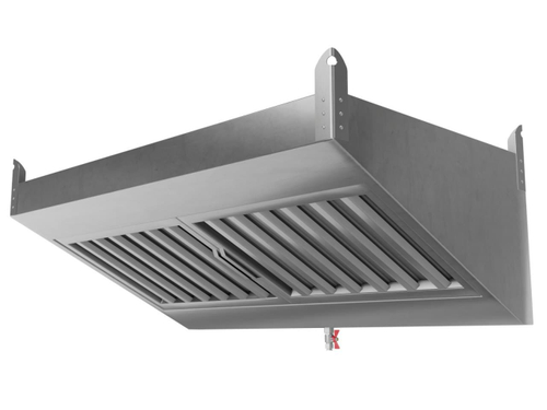 Зонт нержавеющий пристенный ЗВН 01 ,700х500х400