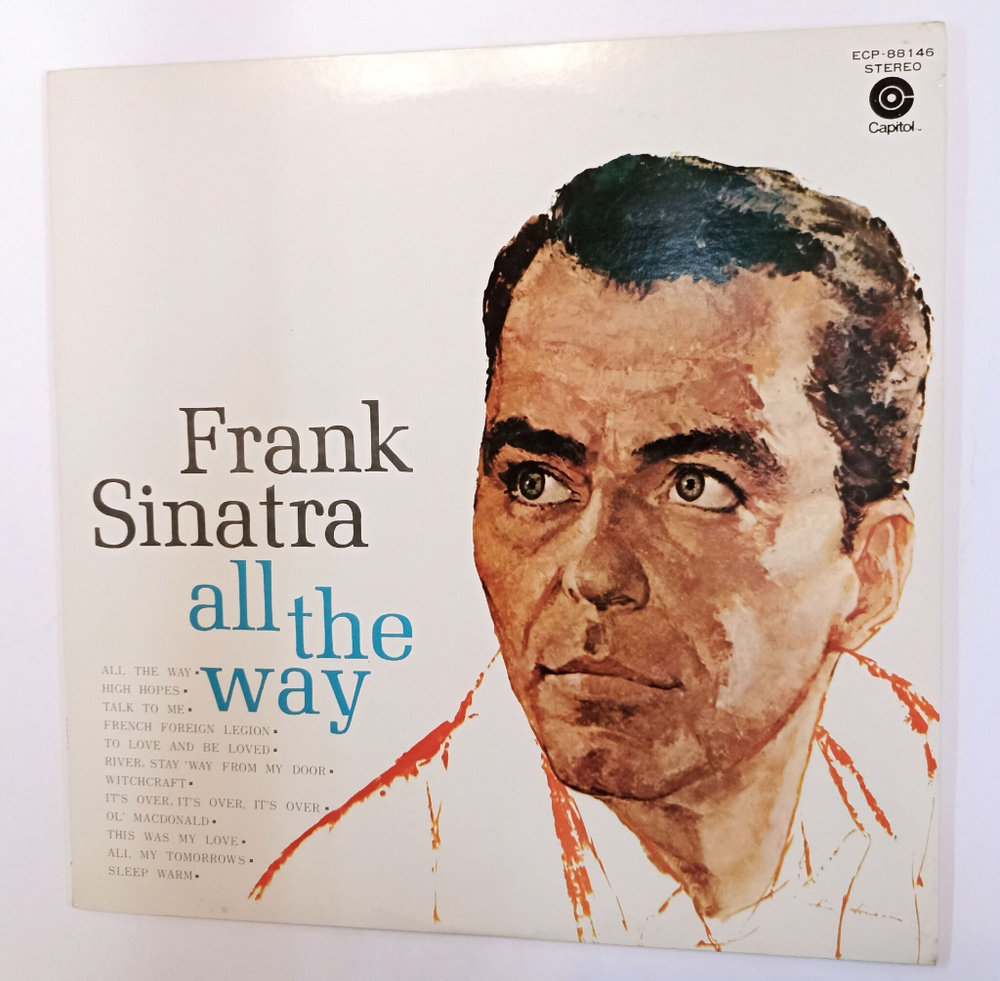 Винтажная виниловая пластинка LP Frank Sinatra All The Way (Japan 1976)