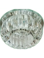 Светильник встр. IMEX IL.0009.8002 G9 со стеклом хром