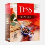 Чай черный Tess Pleasure фруктовый 100пак