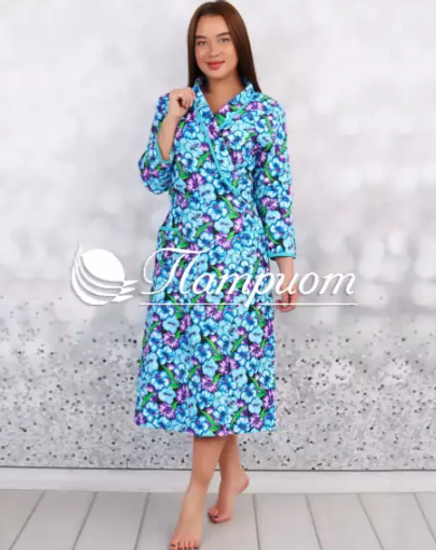 Халат женский Фланель на запах