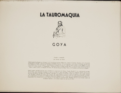 [Офорты Франциско Гойи] Антонио де Орна. Папка из кожи "La Tauromaquia" (исп. Борьба быков). Кожа