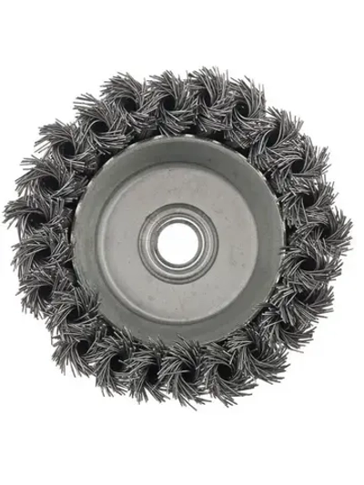 Набор щеток металлических для УШМ 100мм стальные 2шт