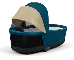 Коляска для новорожденных Cybex Priam IV Chrome Brown Mountain Blue