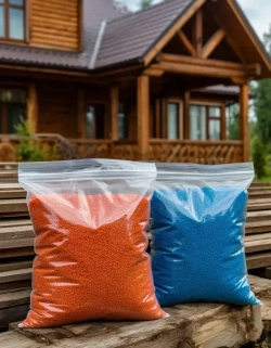 Строительный антисептик ХМ11 Набор из 1 кг Бихромата натрия и 1 кг медного купороса. Трудновымываемый Огнебиозащитный Водооталкивающий