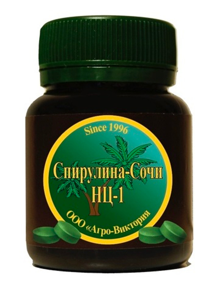 СПИРУЛИНА НЦ 1 (без добавок) 150 ТАБЛ