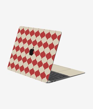 Виниловая наклейка FONARIKI (красный) для MacBook